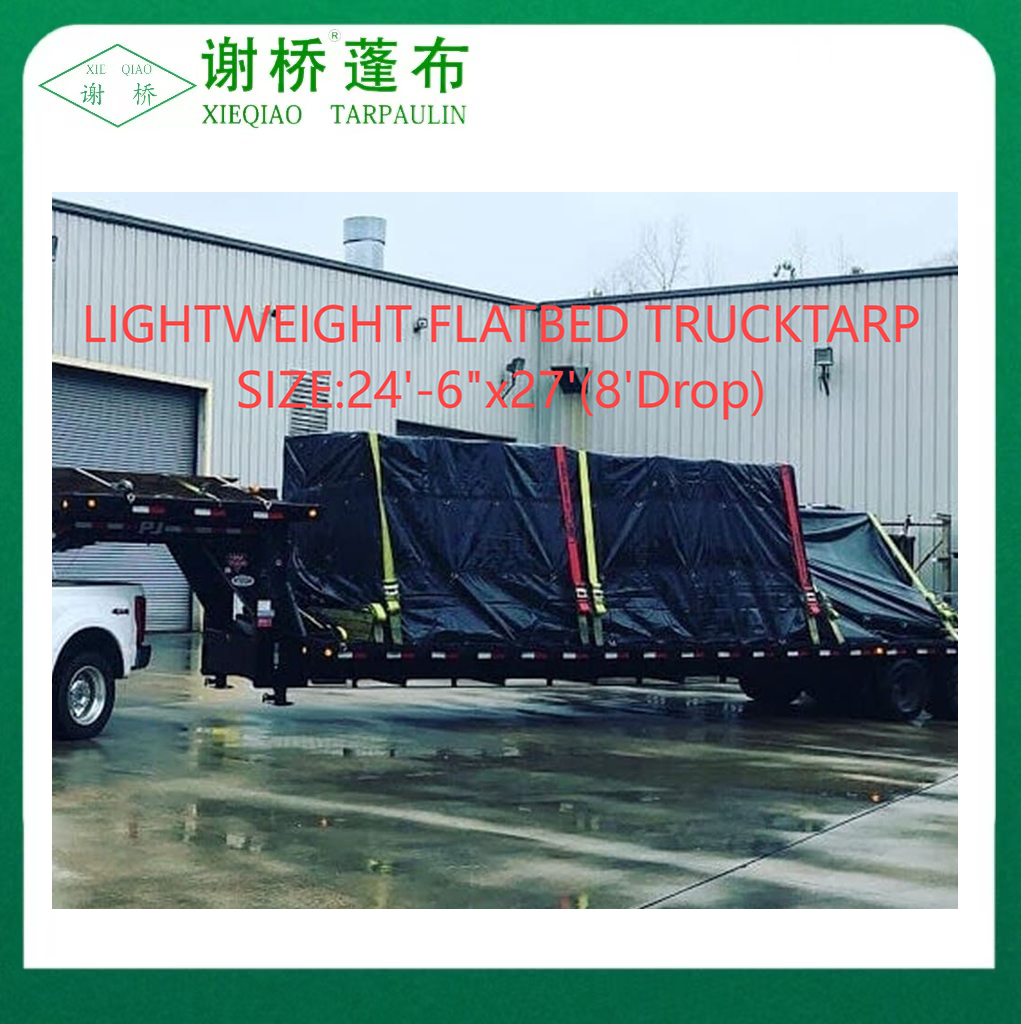 XVIII & 14oz Platycweright Flatbed Nigrum Truck Tarpple24 "-6" "× XXVII" (VIII "Dr0p)
